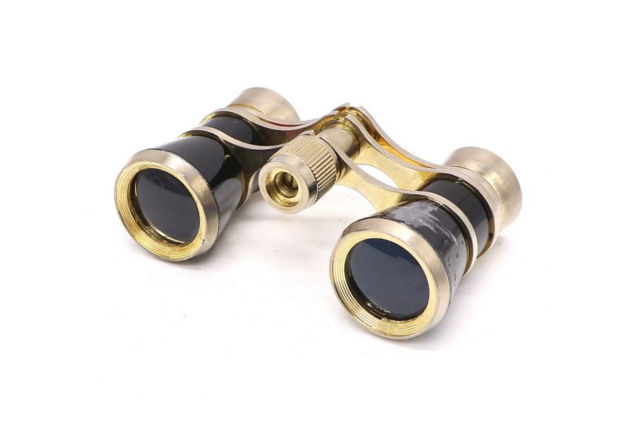 Бинокль театральный золотистый (СССР, 1985)