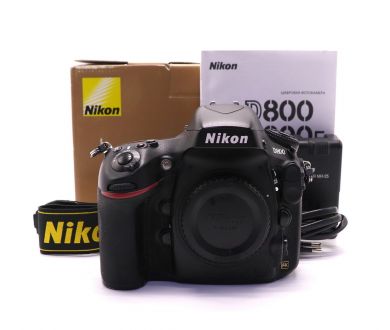 Nikon D800 body в упаковке (пробег 22600 кадров)