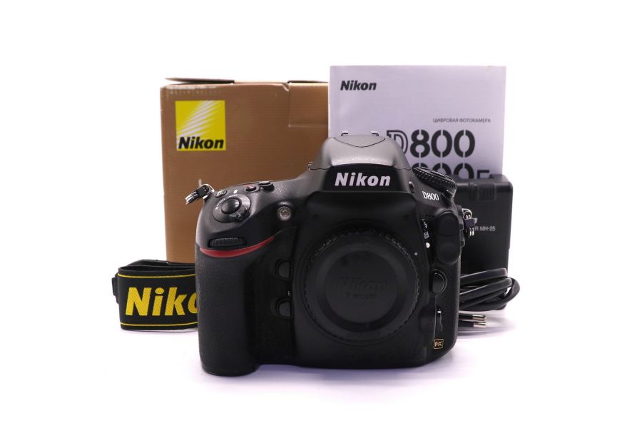 Nikon D800 body в упаковке (пробег 22600 кадров)