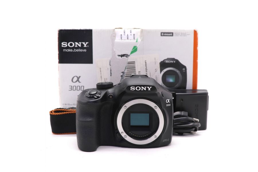 Sony A3000 body в упаковке (пробег 4745 кадров)