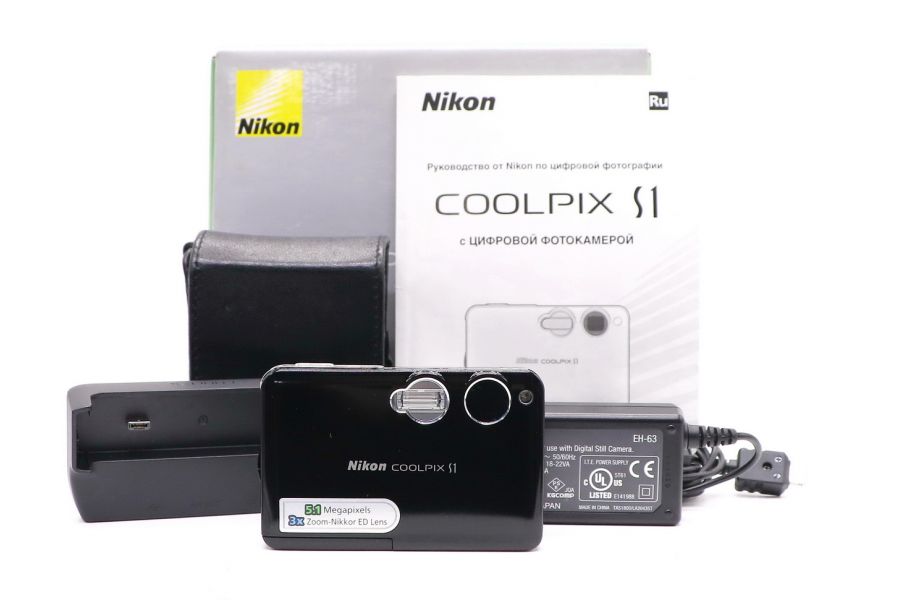 Nikon Coolpix S1 в упаковке