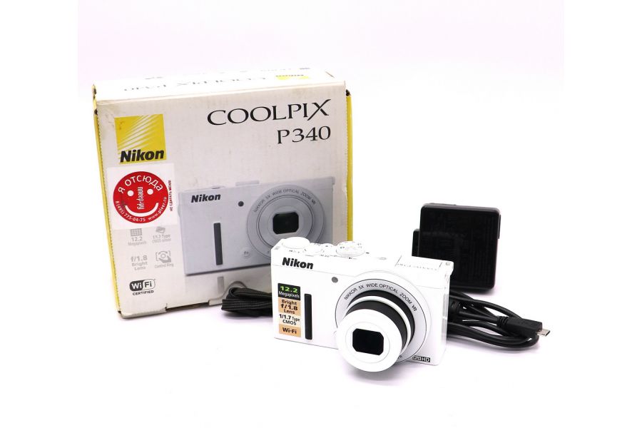 Nikon coolpix P340 в упаковке