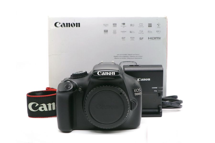 Canon EOS 1100D body в упаковке (пробег 4205 кадров)