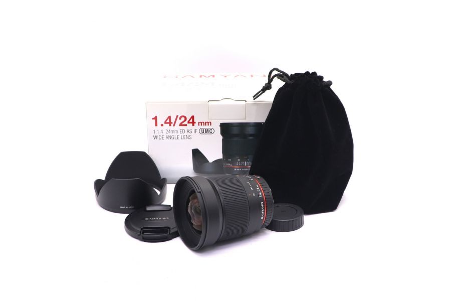 Samyang 24mm f/1.4 ED AS IF UMC Pentax K в упаковке