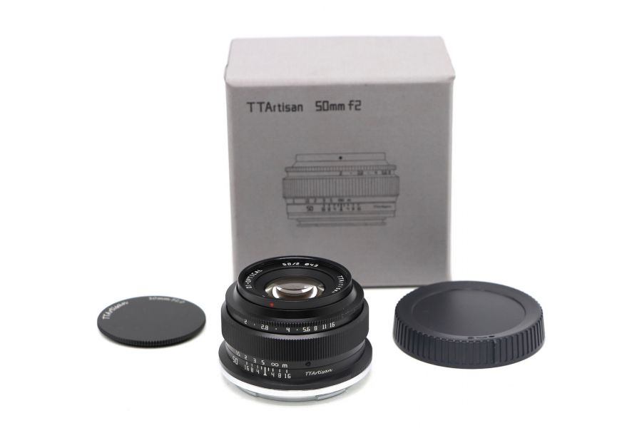 TTArtisan 50mm f/2 Nikon Z в упаковке