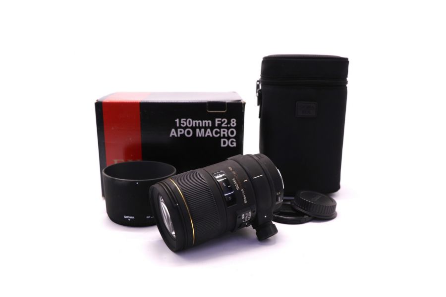 Sigma AF 150mm f/2.8 EX DG HSM APO Macro в упаковке