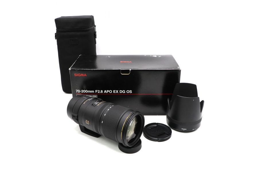 Sigma AF 70-200mm f/2.8 APO EX DG OS HSM Nikon F в упаковке