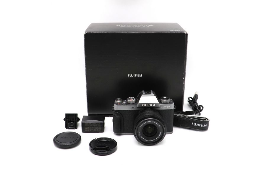 Fujifilm X-T100 kit в упаковке