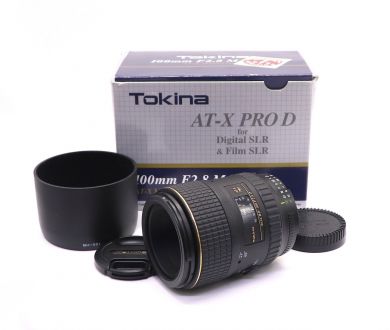 Tokina AT-X 100mm f/2.8 (AT-X M100) AF PRO D Nikon F в упаковке