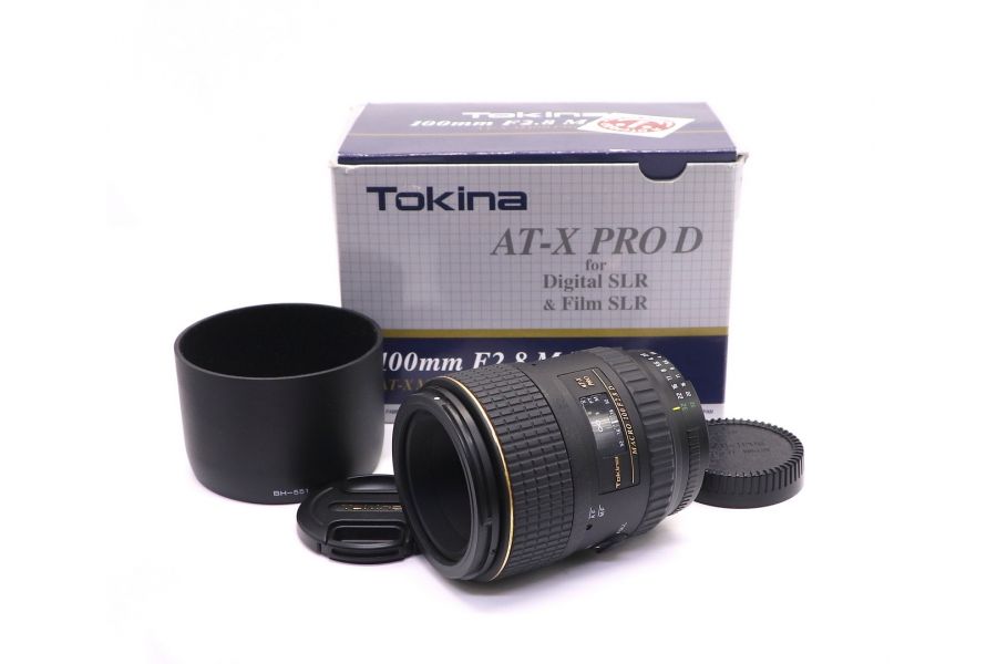 Tokina AT-X 100mm f/2.8 (AT-X M100) AF PRO D Nikon F в упаковке