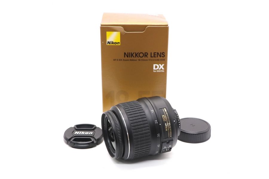 Nikon 18-55mm f/3.5-5.6G II AF-S ED DX в упаковке
