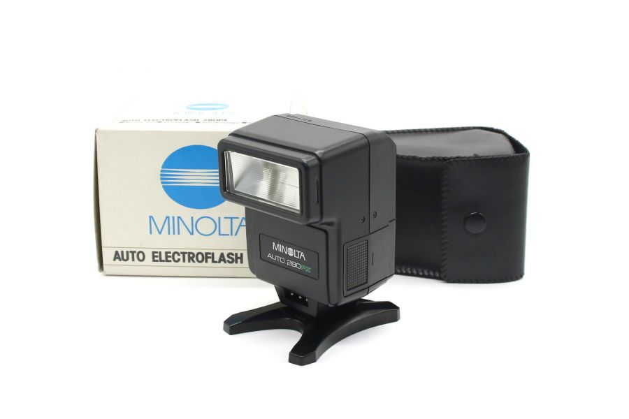 Фотовспышка Minolta 280PX Auto в упаковке