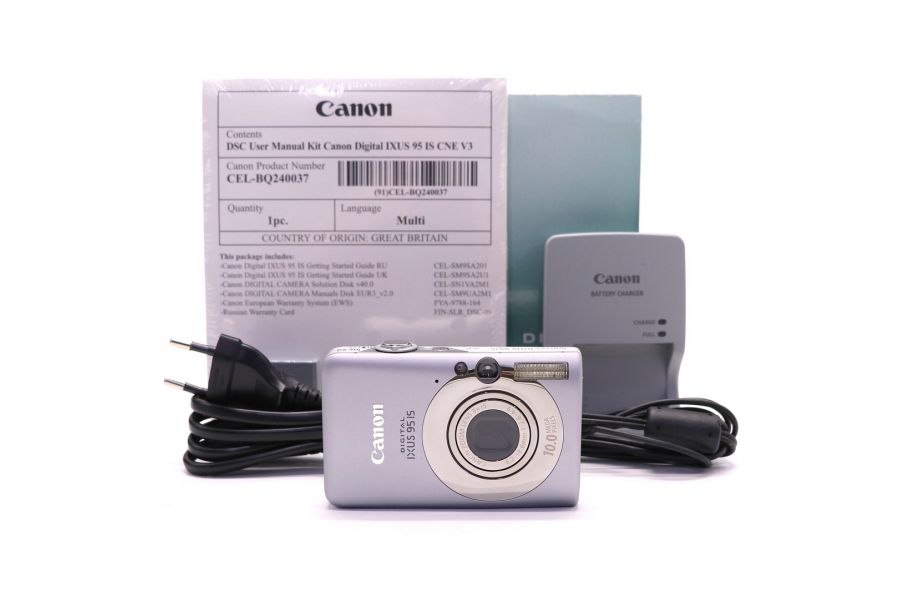 Canon IXUS 95 IS в упаковке