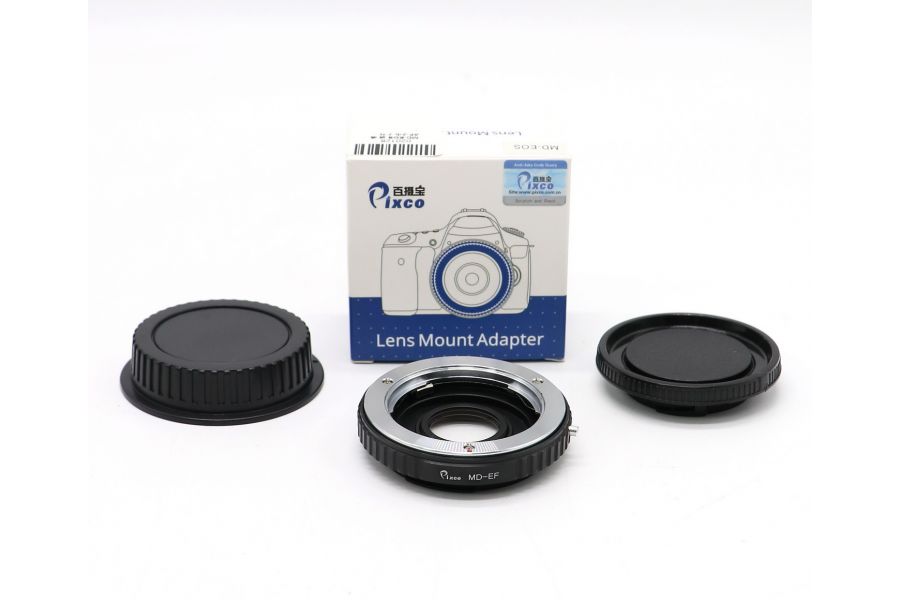 Переходник Minolta MD - Canon EOS с чипом и линзой б/у