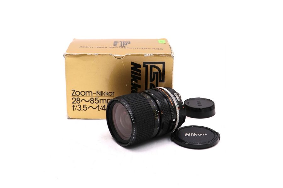 Nikon 28-85mm f/3.5-4.5 Zoom-Nikkor в упаковке
