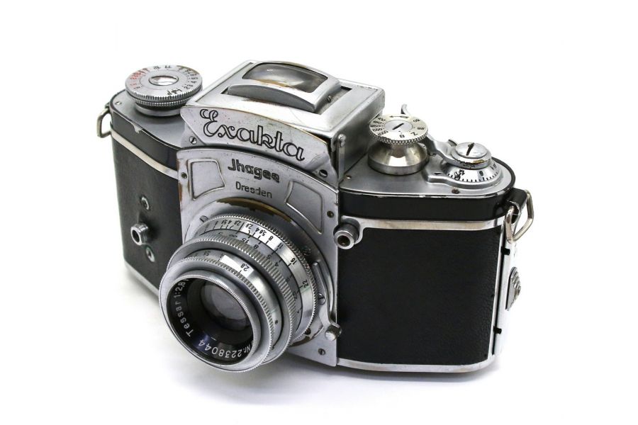 Kine Exakta + Tessar 2.8/5cm (Germany, 1945)