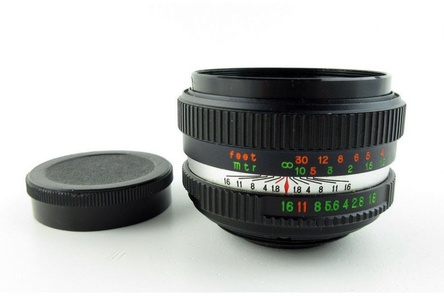 Объектив Exaktar auto 1.8/55mm (Japan, 1980) M42