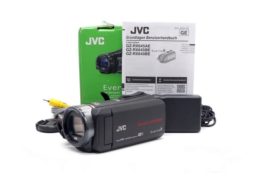 Видеокамера JVC Everio GZ-RX640BEU в упаковке