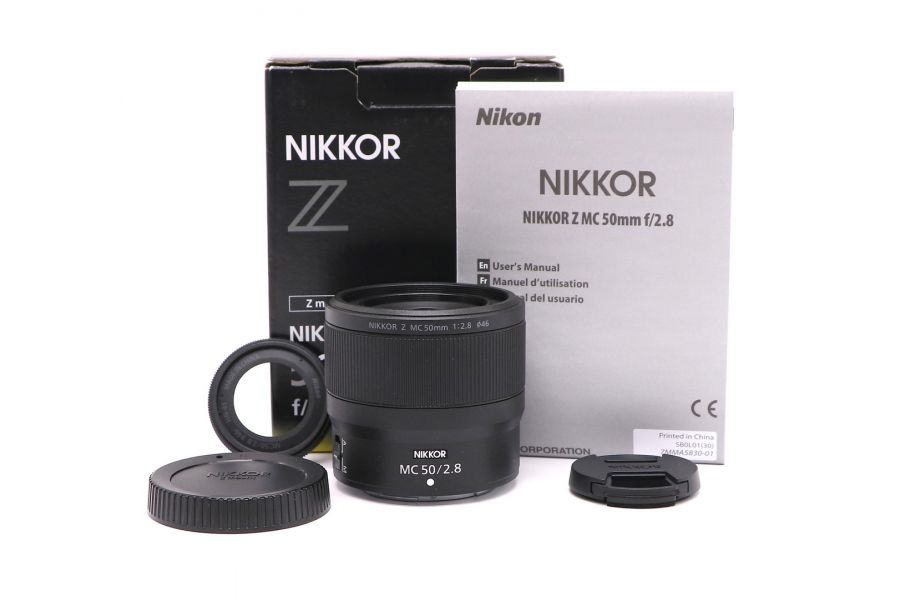 Nikon NIKKOR Z MC 50mm f/2.8 в упаковке