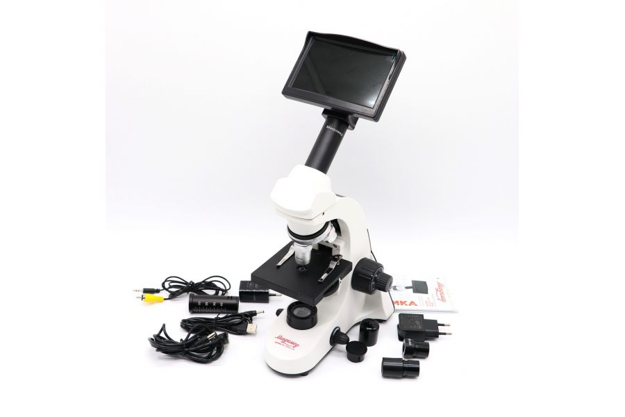 Микроскоп Эврика 40х-1280х LCD цифровой