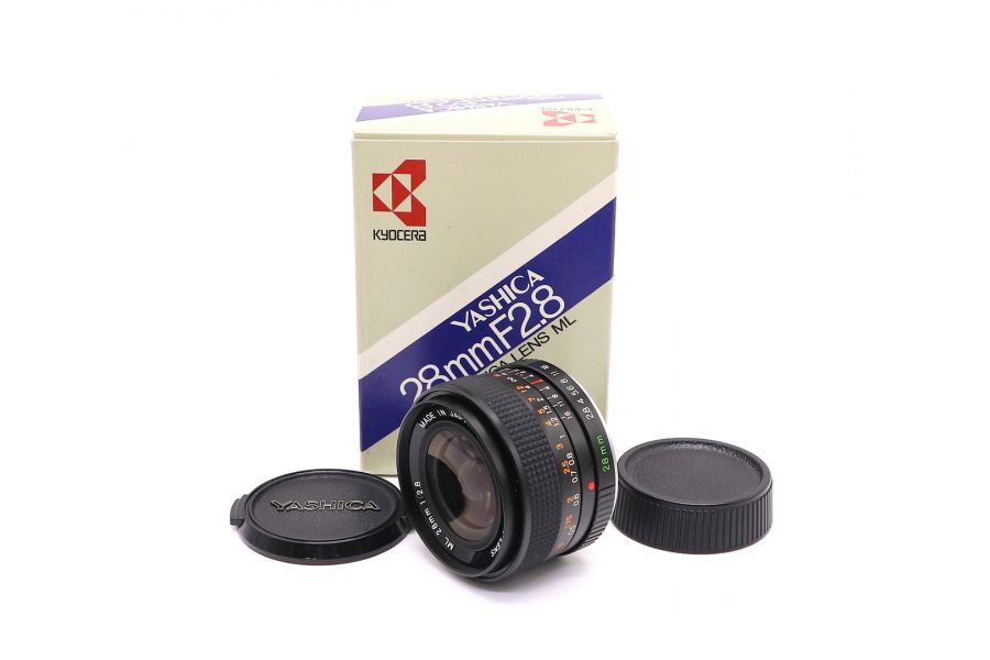 Yashica ML 28mm f/2.8 в упаковке