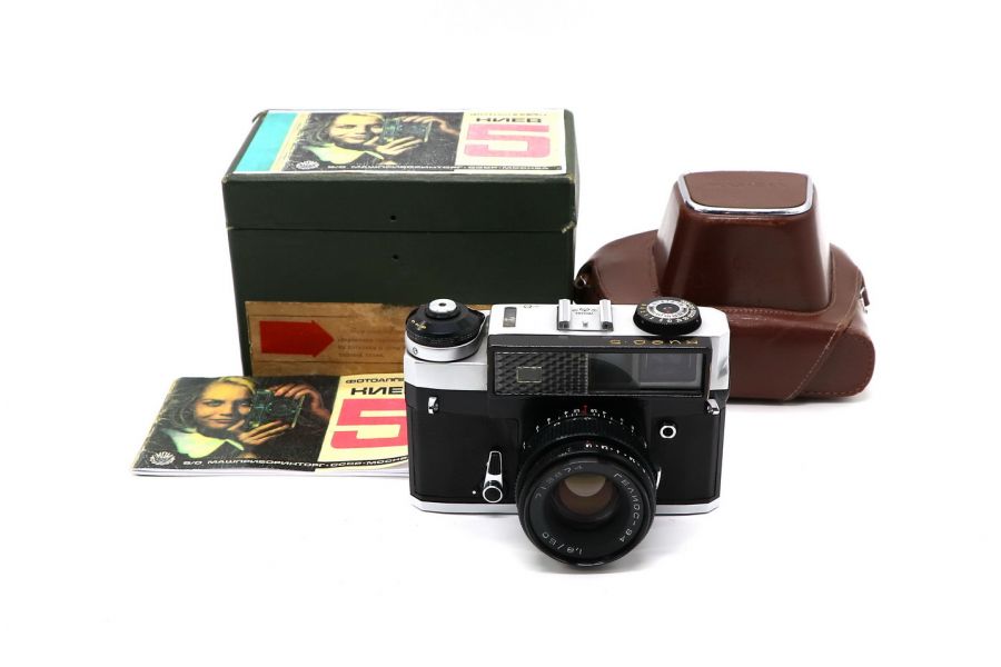 Редкость Киев 5 + Гелиос-94 1,8/50 в упаковке