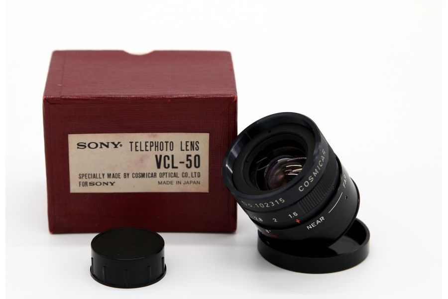 Cosmicar Television lens 1.5/8.5 mm