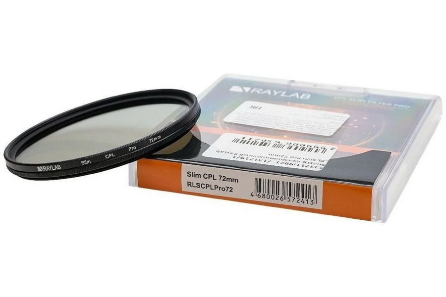 Светофильтр Raylab CPL Slim 72mm